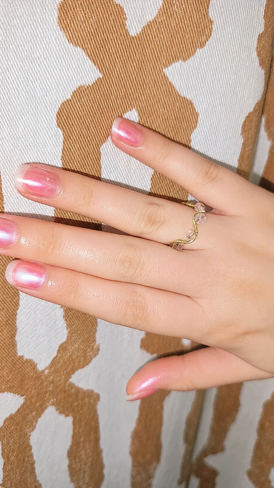 Wire and Small Beads Ring